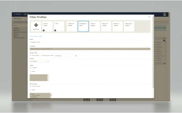 Mitel Performance Analytics Feature of the Week: Custom Alarm Filter