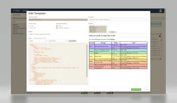 Mitel Performance Analytics feature of the week