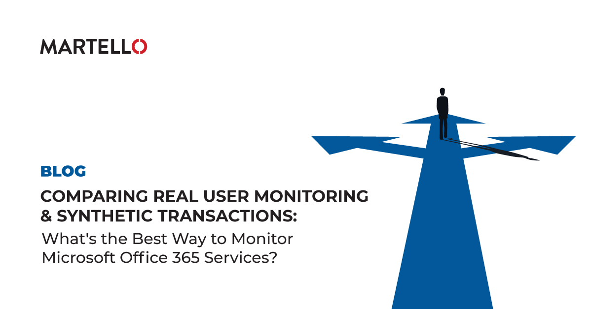 Comparing real user monitoring and synthetic transactions