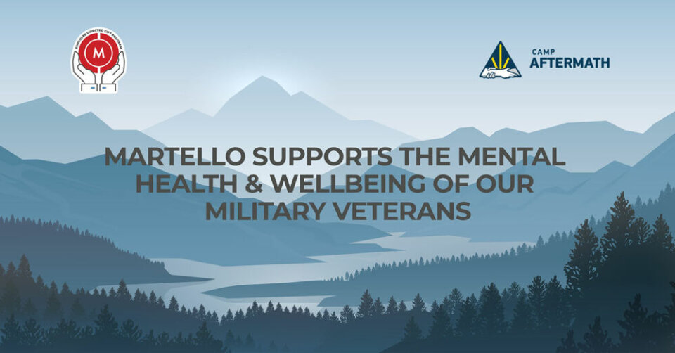 Martello supports the mental health and wellbeing of our military veterans