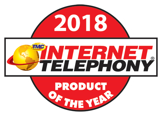2018 Internet Telephony PRoduct of the Year logo
