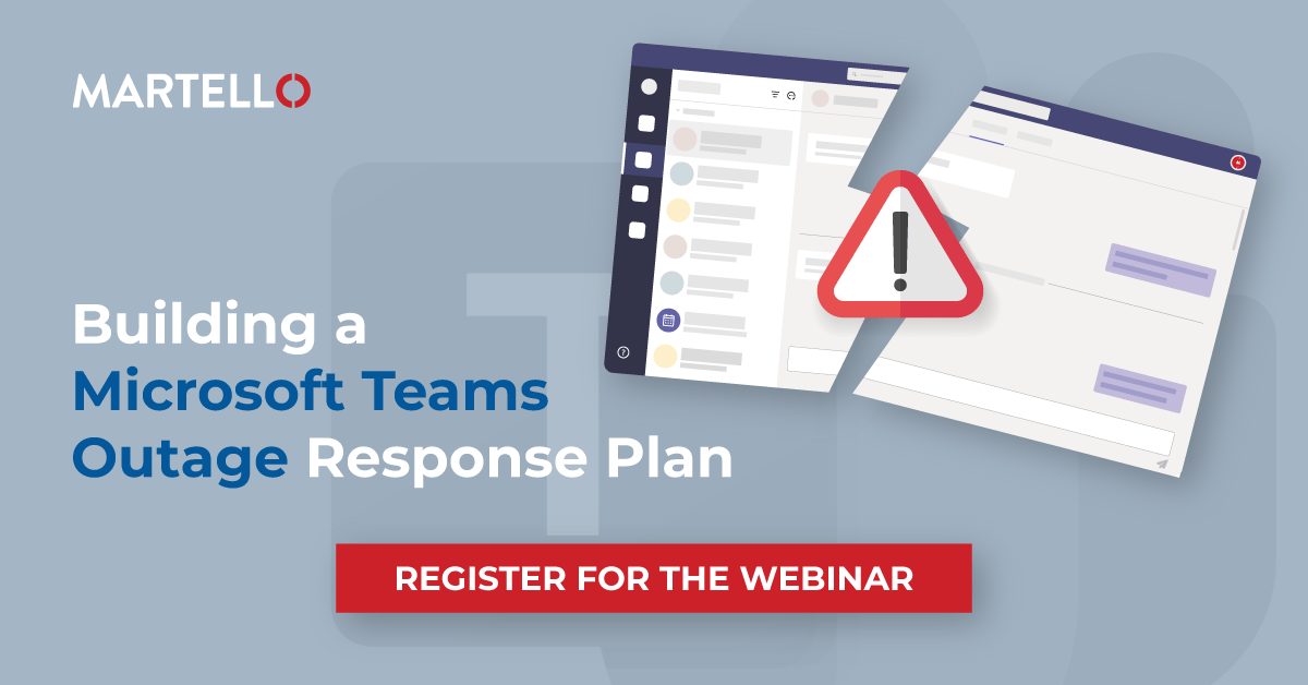 Build a Microsoft Teams Outage Response Plan webinar