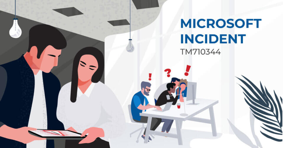 Microsoft incident report TM710344