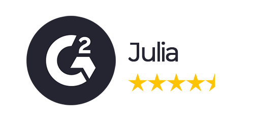 G2 Review 4 1/2 stars by Julia