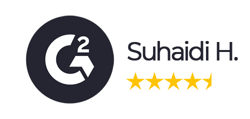 G2 Review 4 1/2 stars by Suhaidi H.