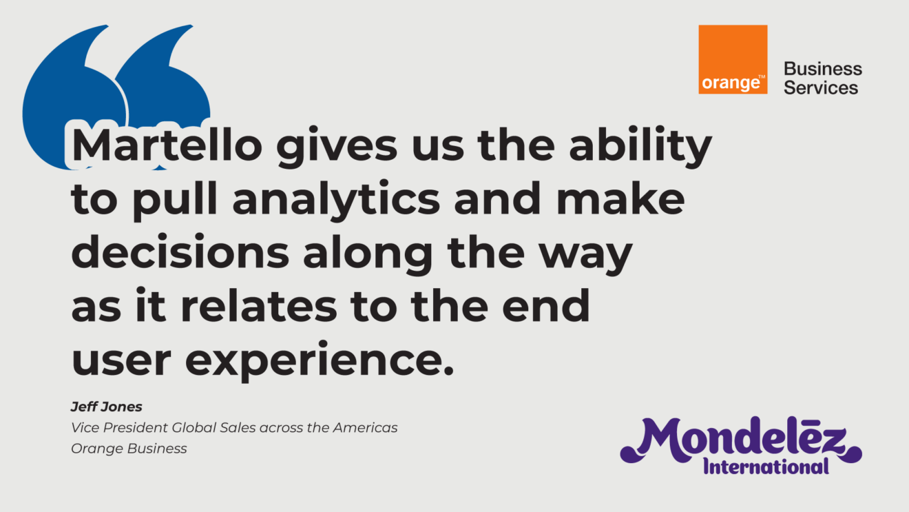 Martello gives us the ability to pull analytics and make decisions along the way as it relates to the end user experience.