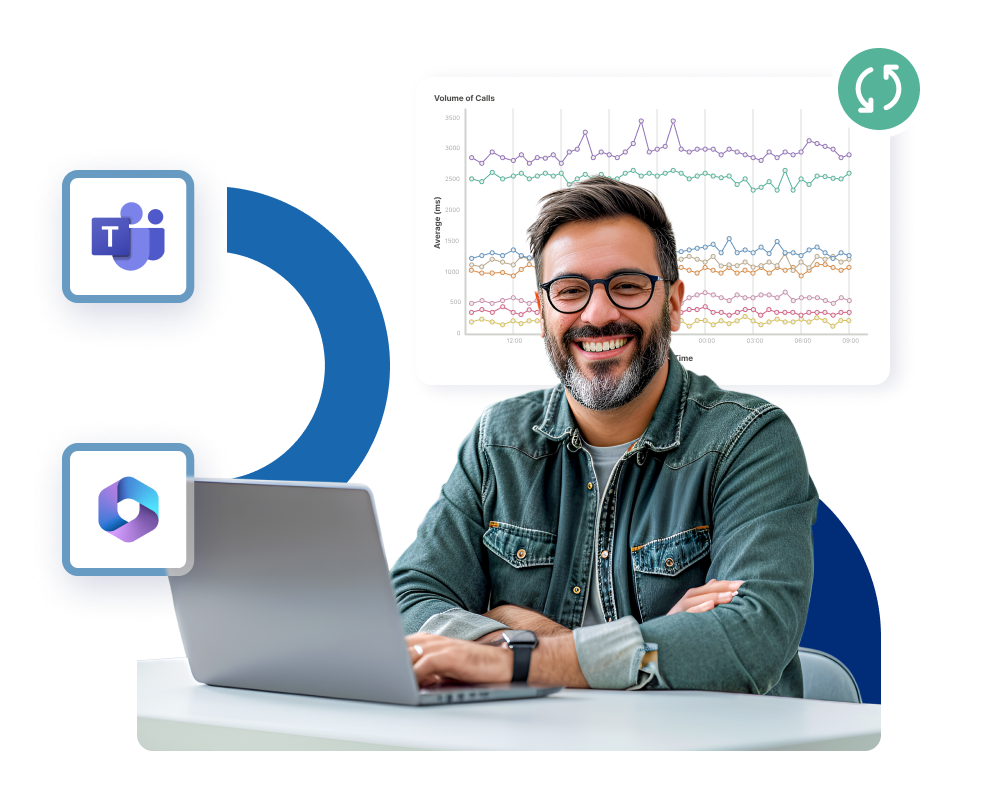 Martello Vantage DX Teams Migration Dashboard